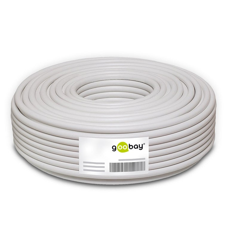 Goobay Zwillingslitze, 10m, 0,50mm² - Schwarz