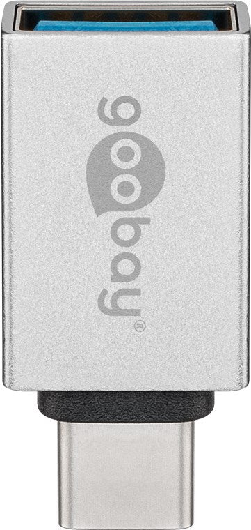 Goobay USB-A – USB-C, 3,20 cm – Silber