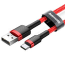 Baseus Kabel USB für Typ-C 3A 0,5 m Rot+Rot