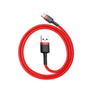 Baseus Kabel USB für Typ-C 3A 0,5 m Rot+Rot