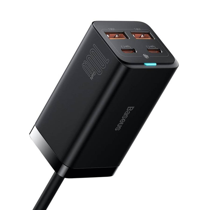 Baseus GaN3 Pro Desktop-Schnellladegerät 2U+2C 100W EU Schwarz