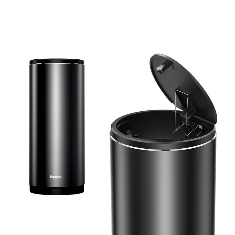 Baseus Gentleman Style Fahrzeugmontierter Mülleimer (Müllbeutel 1 Rolle/30) Schwarz