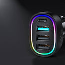 45W 4-Port-Autoladegerät - Schwarz (JR-CL09)