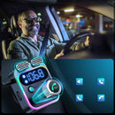 48W kabelloser Auto-FM-Transmitter, Schwarz (JR-CL16)