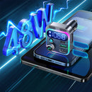 48W kabelloser Auto-FM-Transmitter, Schwarz (JR-CL16)