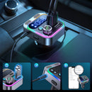 48W kabelloser Auto-FM-Transmitter, Schwarz (JR-CL16)