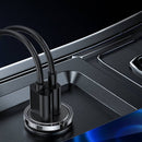 45W Mini 2-Port Ring Pull Schnellladegerät für Autos Tarnish (C-A35)