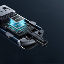 45W Mini 2-Port Ring Pull Schnellladegerät für Autos Tarnish (C-A35)