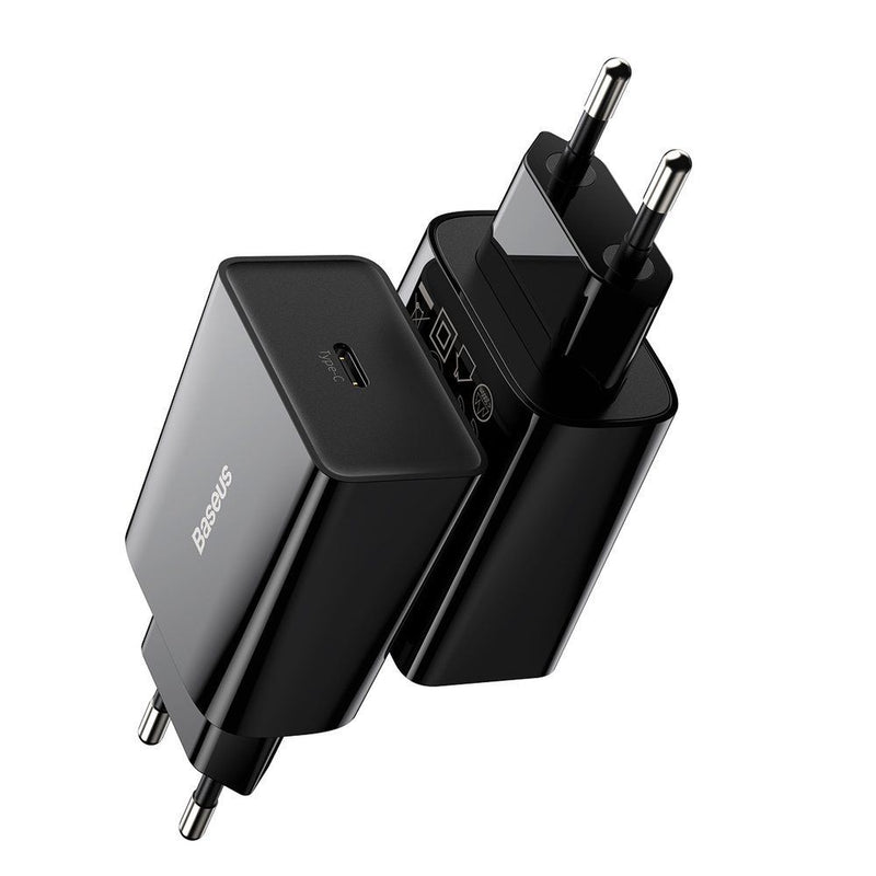 Baseus Speed Mini Quick Charger 1C 20W EU Schwarz (CCFS-SN01)