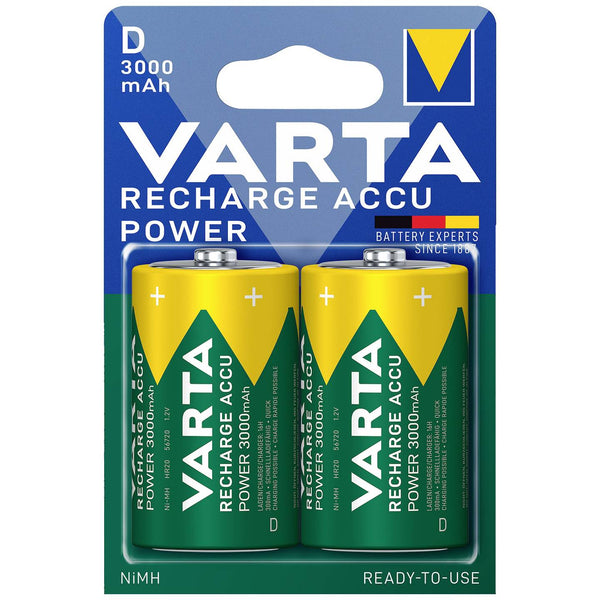 VARTA Recharge ACCU Power D 3000mAh - (2 Stück)