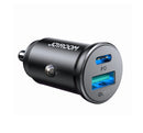 Joyroom 30W A+C mini Metal Car Charger Black (JR-CCN05)