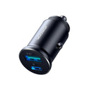Joyroom 30W A+C mini Metal Car Charger Black (JR-CCN05)