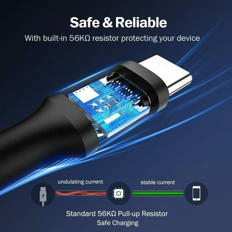 UGREEN USB-A / USB-C 2A Kabel 1m - Schwarz