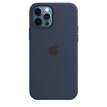 Apple Silikonhülle für MagSafe für iPhone 12 Pro und iPhone 12 – Deep Navy