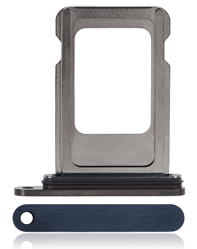 Single SIM Kartenleser Flex Kabel für 15 Pro / 15 Pro Max (Blau Titan)