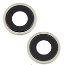 Backkamera / Rückkamera Linse mit Bracket & Bezel für iPhone 15 / 15 Plus (Gelb)