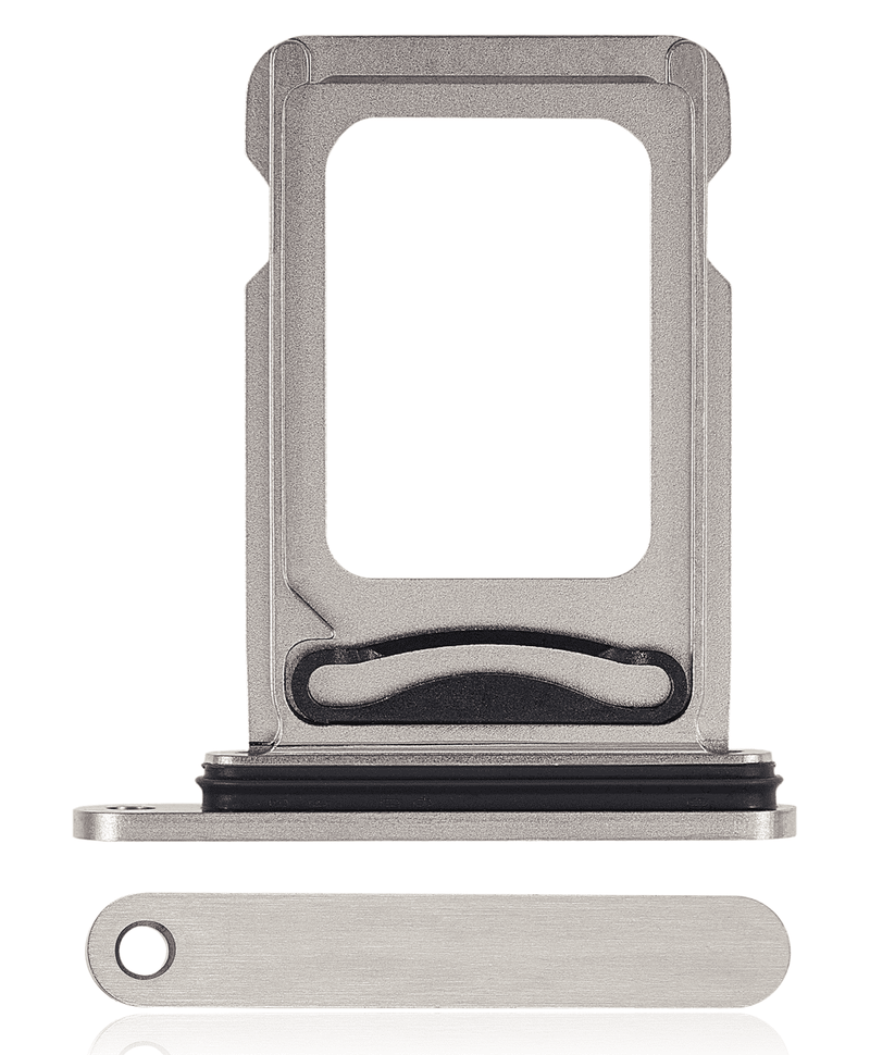 Single SIM Kartenleser Flex Kabel für 15 Pro / 15 Pro Max (Weißes Titan)