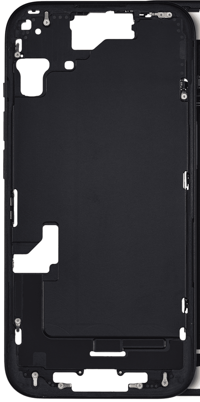 Mittlerer Frame für iPhone 15 Plus (Schwarz)