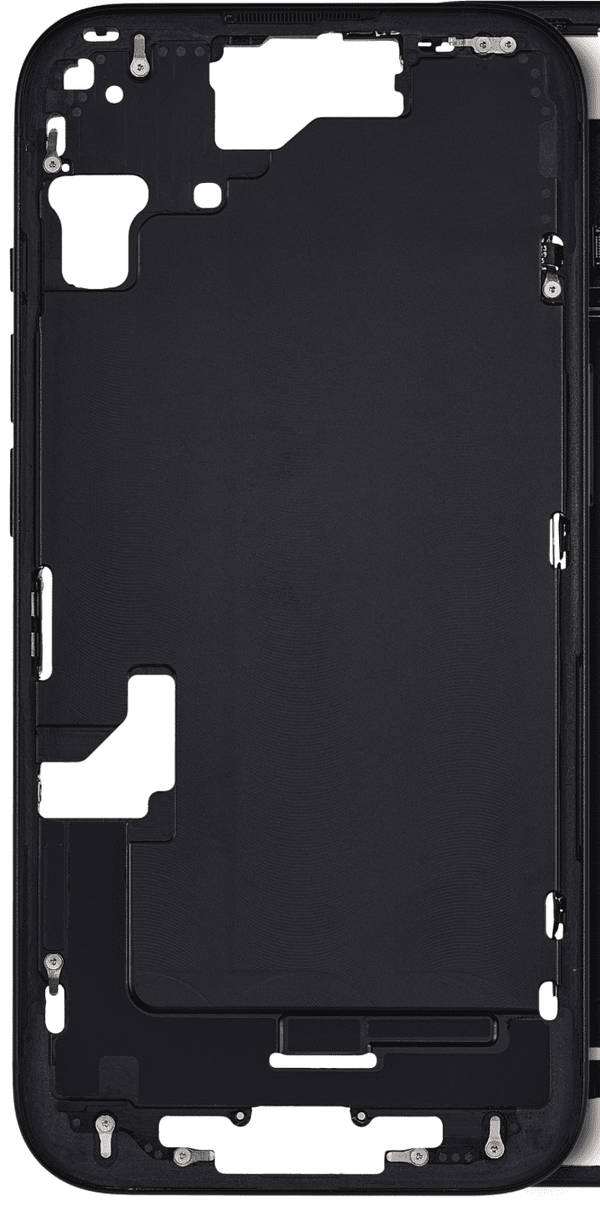 Mittlerer Frame für iPhone 15 (Schwarz)