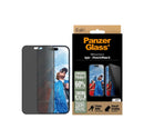 PanzerGlass Privacy Ultra-Wide Fit Displayschutz mit EasyAlign (1 Stück) für iPhone 15, iPhone 16