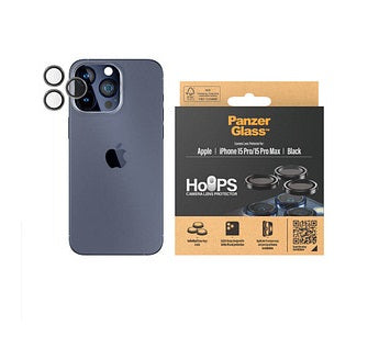 PanzerGlass Hoops Kameralinsenschutz (1 Stück), iPhone 15 Pro, iPhone 15 Pro Max