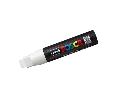 Posca Marker PC-17K mit rechteckiger Spitze, 15 mm, (1 Stück) – Weiß