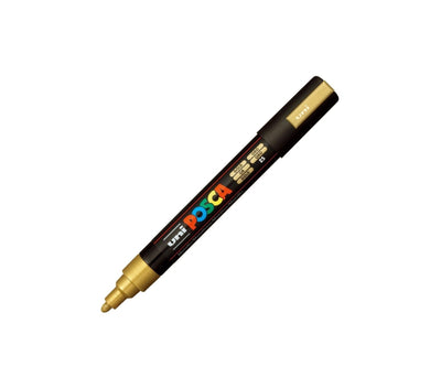 Posca Marker PC-5M mit runder Spitze, 2,50 mm, (1 Stück) – Gold