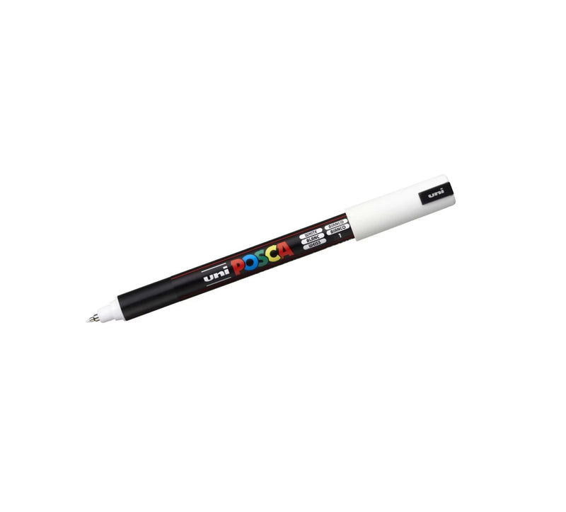 Posca PC-1MR Fineliner, 0,70 mm, (1 Stück) – Weiß
