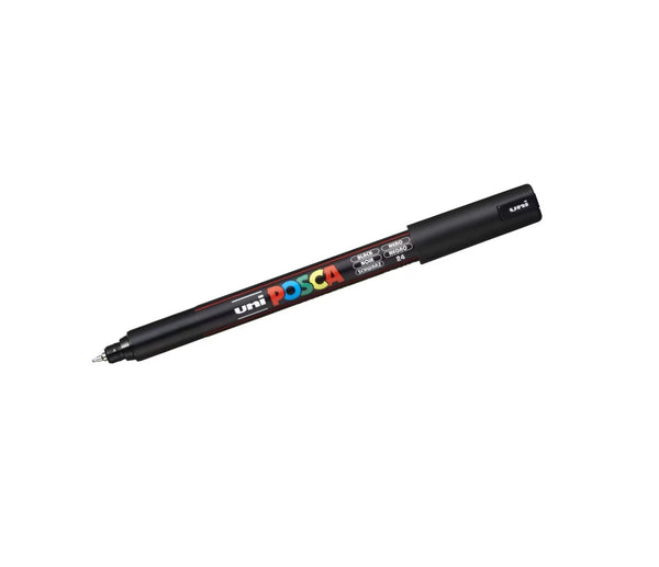 Posca PC-1MR Fineliner, 0,70 mm, (1 Stück) – Schwarz