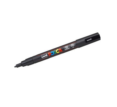Posca Marker PC-3M mit runder Spitze, 0,90 mm, (1 Stück) – Schwarz