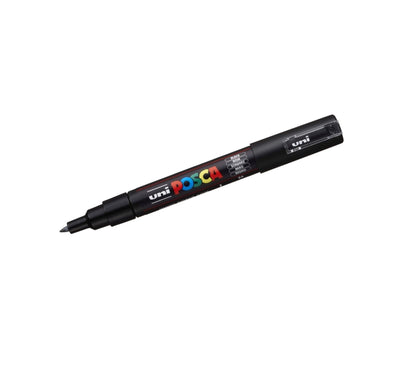 Posca Marker PC-1M mit runder Spitze, 0,70 mm, (1 Stück) – Schwarz