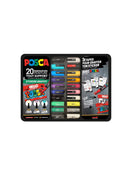 Posca Graffiti Marker Set (20 Stück) – Mehrfarbig