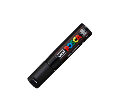Posca Marker PC-8K mit Keilspitze, 8 mm, (1 Stück) – Schwarz