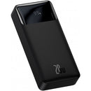 BASEUS Bipow Digital Display Power Bank 20000 mAh 20 W tragbares Telefonladegerät – Schwarz