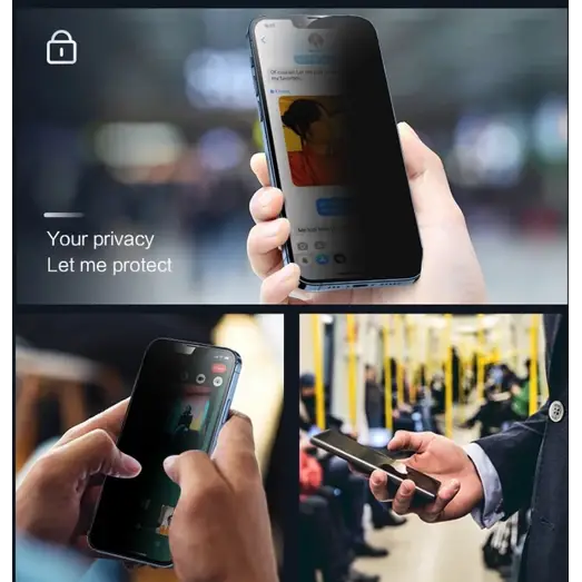 Privacy Tempered Glass / Panzer Glas für iPhone 15 Pro Max