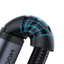 Joyroom Audio-Transfer-Serie AUX-Audiokabel (Typ-C zu 3,5 mm) 1,2 m Schwarz (SY-A07)