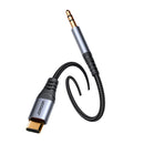 Joyroom Audio-Transfer-Serie AUX-Audiokabel (Typ-C zu 3,5 mm) 1,2 m Schwarz (SY-A07)