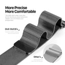 Dux Ducis Milanese Pro Armband 45 mm, 49 mm, 44 mm, 42 mm, Edelstahl, Apple Watch SE (2022/2023), Apple Watch SE, Apple Watch Ultra - Schwarz