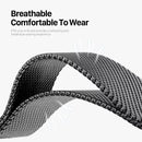 Dux Ducis Milanese Pro Armband 45 mm, 49 mm, 44 mm, 42 mm, Edelstahl, Apple Watch SE (2022/2023), Apple Watch SE, Apple Watch Ultra - Schwarz