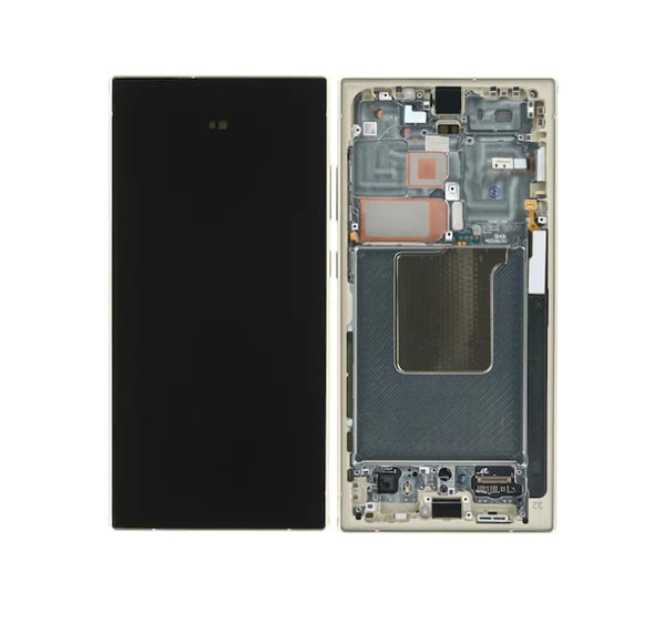 Galaxy S24 Ultra Titanium Gelb Display Bildschirm - GH82-33396C / GH82-33386C (Service Pack)