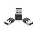 Hama USB-A Male to USB-C Female Adapter Set (3 Pieces) – Black