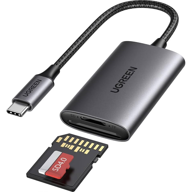 UGREEN USB C 5Gb/s SD/TF Kartenleser - Grau