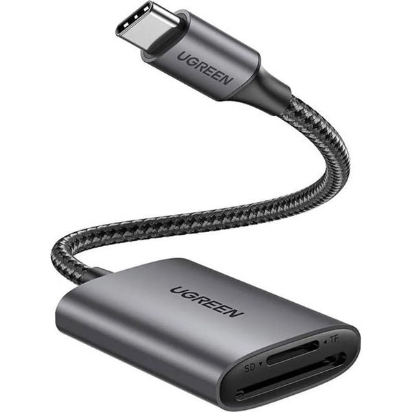 UGREEN USB C 5Gb/s SD/TF Kartenleser - Grau