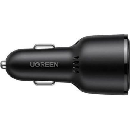 UGREEN Auto Ladegerät 2x USB Typ C / 1x USB 69W 5A Power Delivery Schnellladung - Schwarz