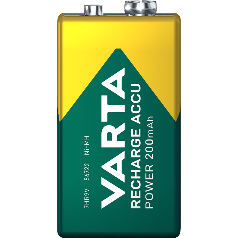 VARTA Recharge ACCU Power 9V 200mAh - (1 Stück)