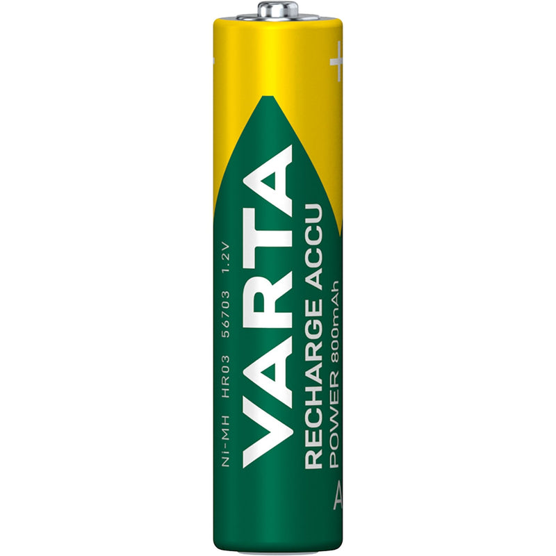 VARTA Recharge ACCU Power AAA 800mAh - (4 Stück)