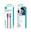 Usams U78 Type-C auf Type-C PD 100W PD Schnelllade- & Datenkabel 3m (SJ559USB01) - Schwarz