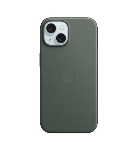Apple FineWove Case mit MagSafe für iPhone 15 MT3J3ZM/A – Evergreen