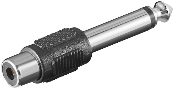 Goobay Cinch-Adapter zu Mono-AUX-Klinke 6.35-mm-Stecker