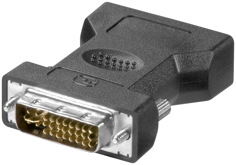 Goobay Analoger DVI-I/VGA-Adapter. vergoldet